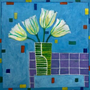 Witte tulpjes